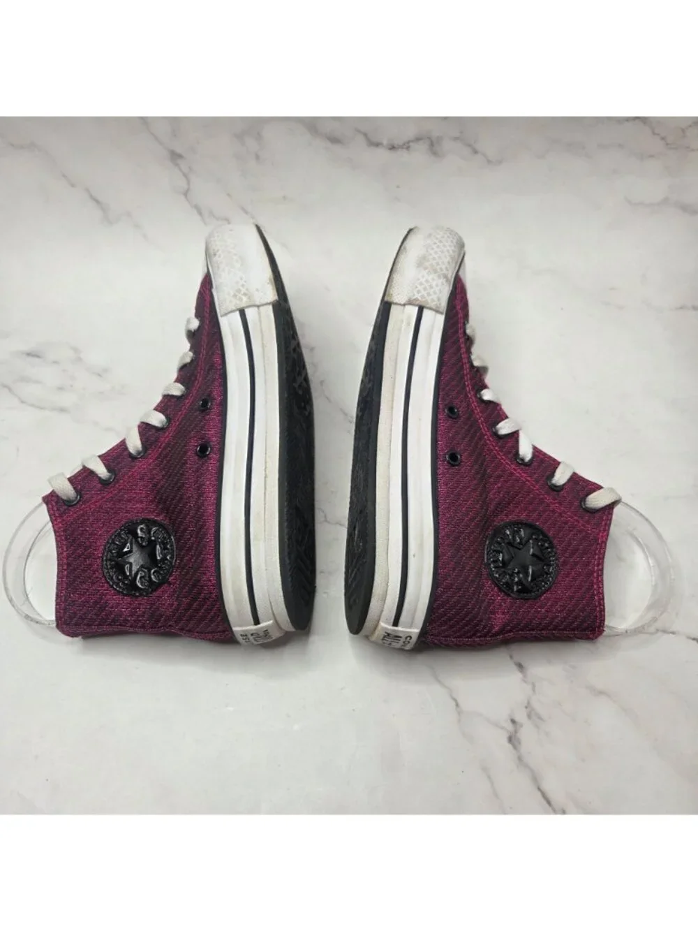 Converse Chuck Taylor All Star Lift Sparkle Platform High Top Sneakers Shoes 3